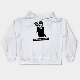 "I'm Seasoned" SaltBae - White Kids Hoodie